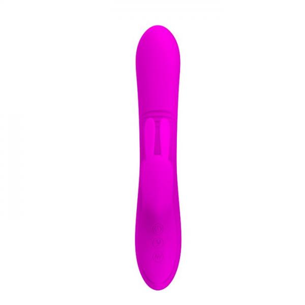 Pretty Love Dylan Bunny Ears Come Hither Rabbit Vibrator Purple