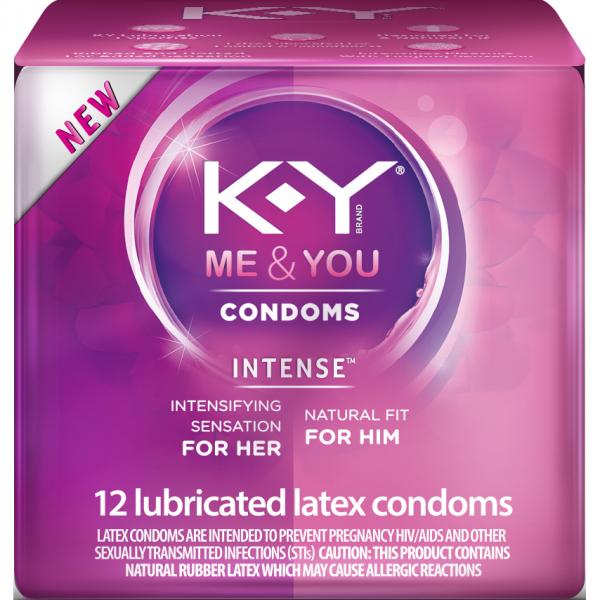 K-Y Intense Condom 12ct
