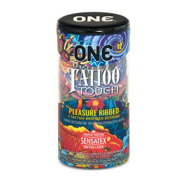 One Tattoo Touch Condom 12 Pack