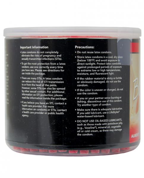 Bareback Latex Condoms Singles Display Of 40