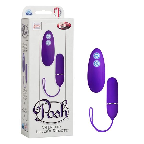 7-Function Lovers Remote - Purple