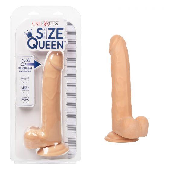 Size Queen 8'' Dildo - Ivory