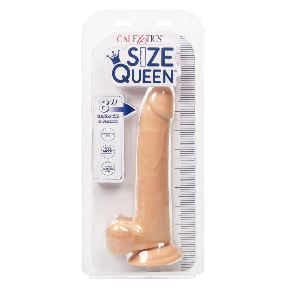 Size Queen 8'' Dildo - Ivory