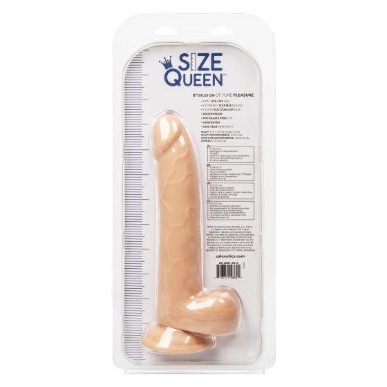 Size Queen 8'' Dildo - Ivory