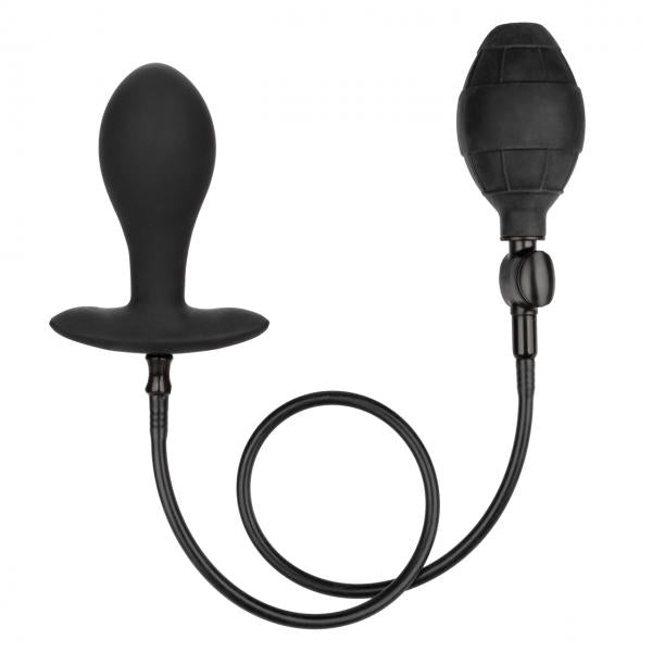 Weighted Silicone Inflate Plug Lg Black