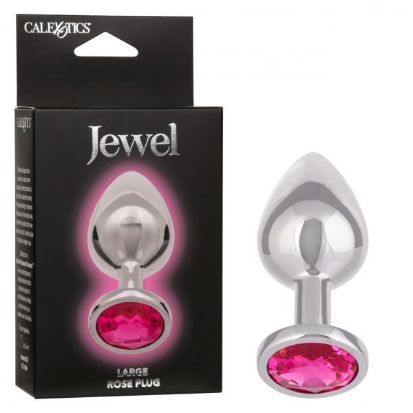 Jewel Large Rose Plug Pink