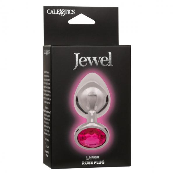 Jewel Large Rose Plug Pink