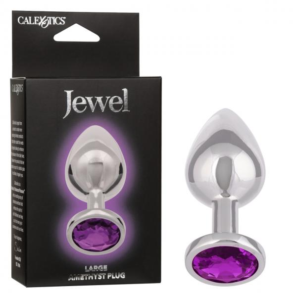 Jewel Large Amethyst Plug Purple