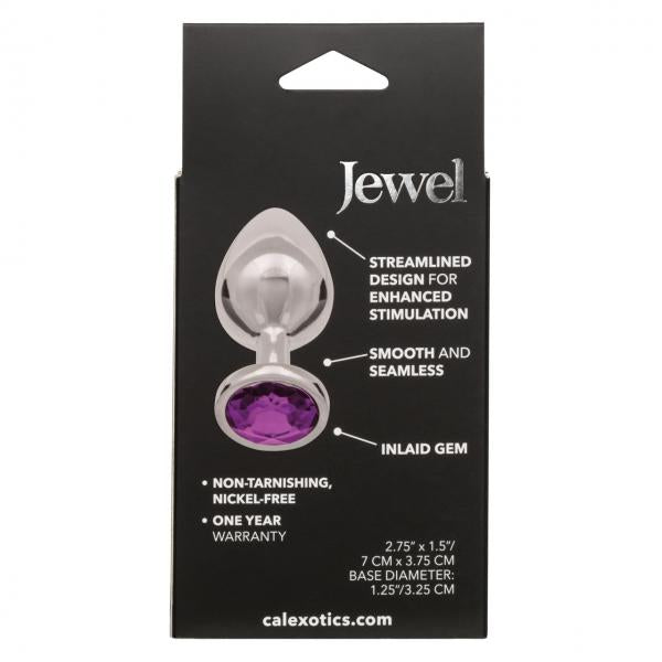 Jewel Large Amethyst Plug Purple
