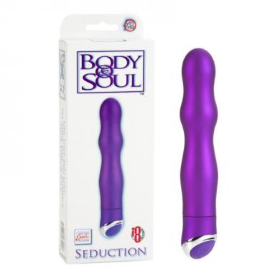 Body & Soul Seduction Satin Finish Massager - Purple