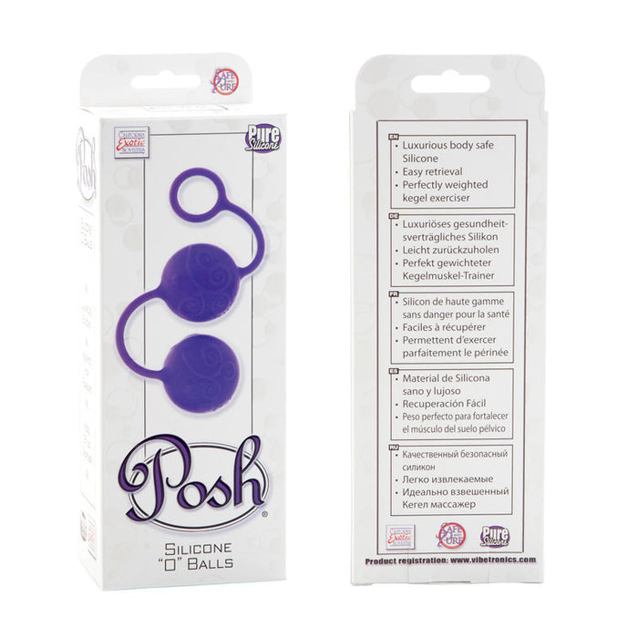 Posh Silicone O Balls - Purple