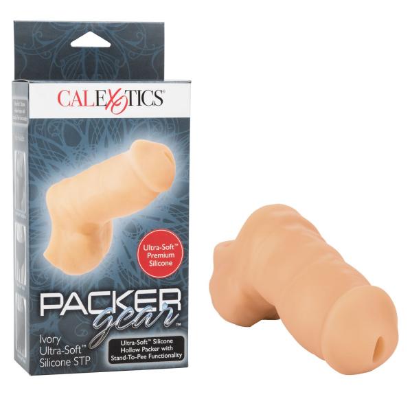 Packer Gear Ultra Soft Beige Stand To Pee Hollow Packer