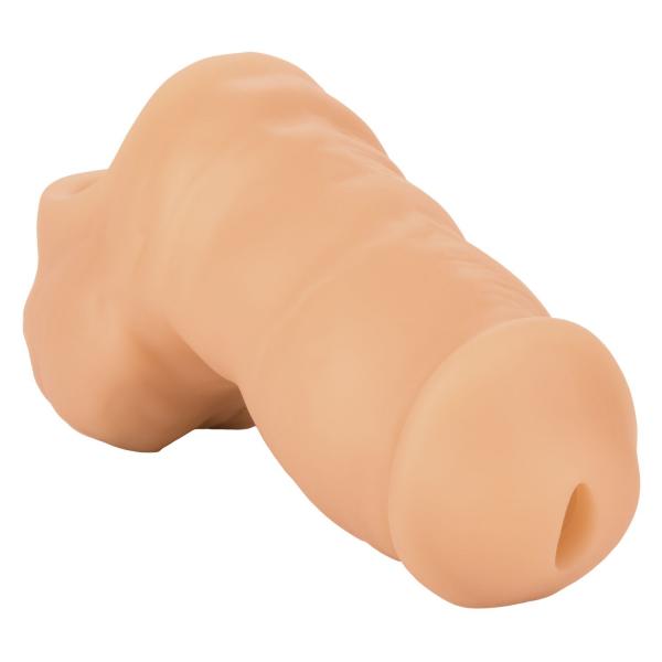 Packer Gear Ultra Soft Beige Stand To Pee Hollow Packer
