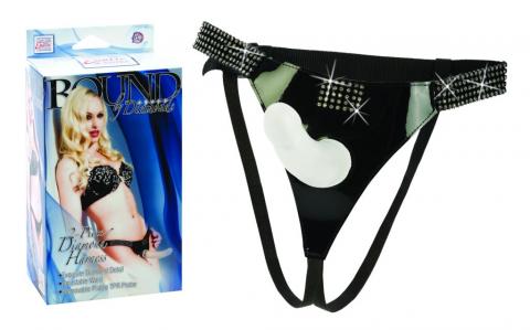 Bound By Diamonds 2 Piece Diamond Harness Black