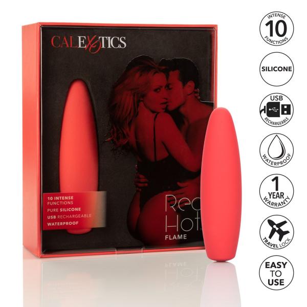 Red Hot Flame Clitoral Flickering Massager