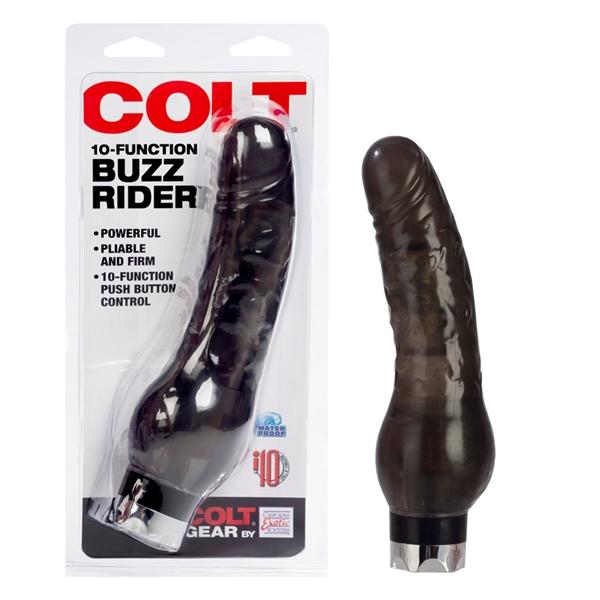 Colot 10 Function Buzz Rider Black Vibrator