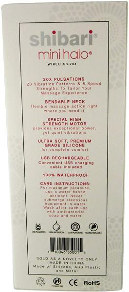 Mini Halo Wireless Wand 20x Silicone Pink Pink