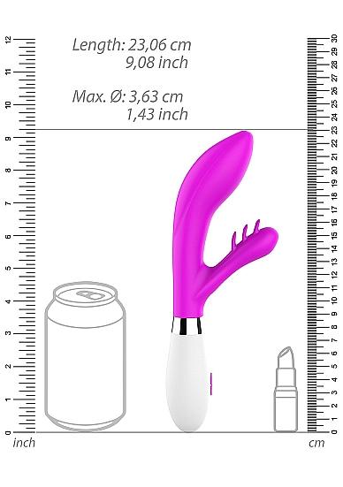 Agave Ultra Soft Silicone 10 Speeds Fucshia