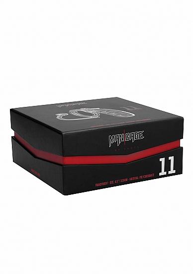 Mancage Chastity Cock Cage With Butt Plug #11 Clear Medium