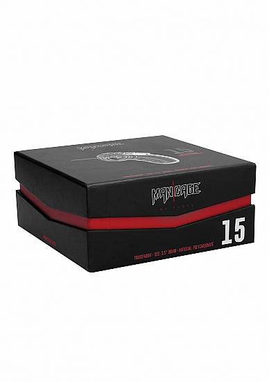 Cage With Silicone Urethal Sounding 15 - Transparent