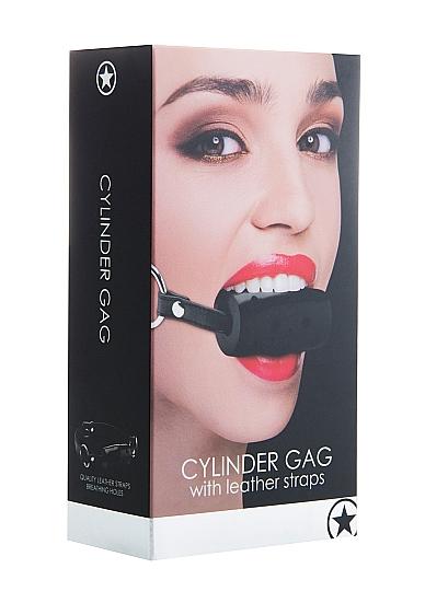 Ouch Cylinder Gag Black O/S