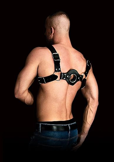 Ouch Costas Solid Structure 1 Black Chest Harness