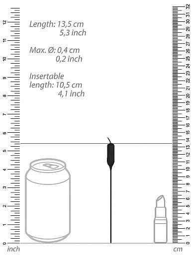 Silicone Rechargeable Vibrating Plug Remote Controlled - Urethra