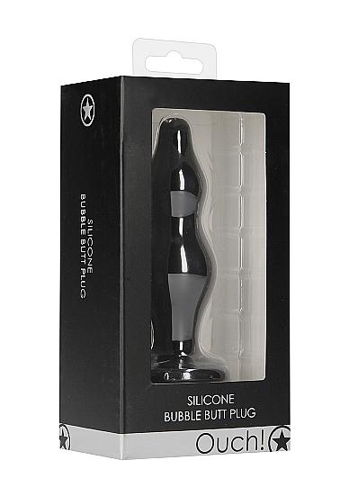 Ouch Bubble Butt Plug Black