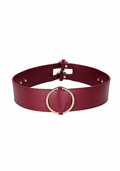 Ouch Halo Waist Belt L/XL Burgundy