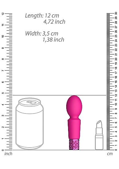 Royal Gems - Brilliant - Silicone Rechargeable Bullet - Pink