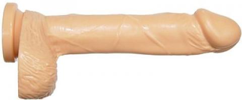 8 Inches Dildo Balls Beige
