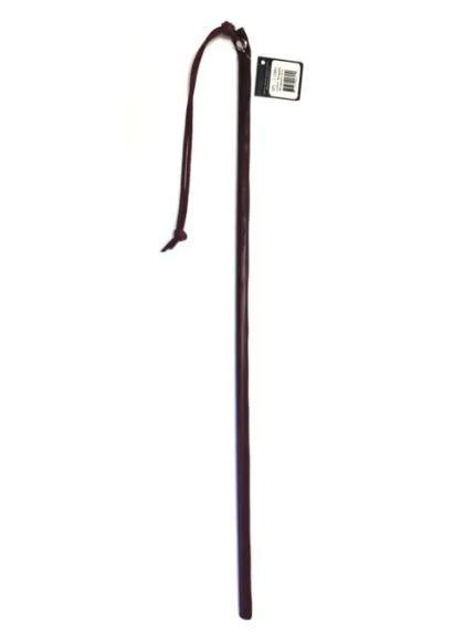 Spartacus 24'' Leather Wrapped Cane - Burgundy