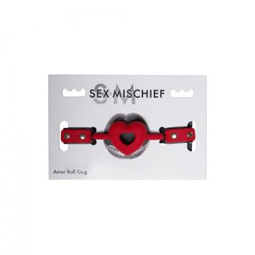 Sandm Amor Ball Gag Red/black