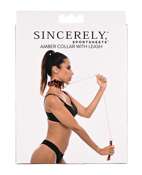 Sincerely Amber Collar And Leash