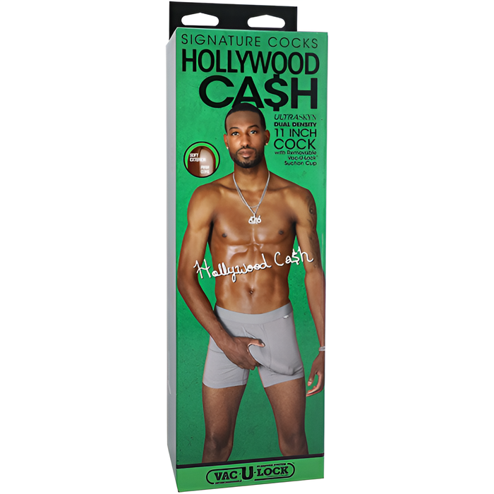 Signature Cocks Hollywood Cash 11 In. Ultraskyn Vac-u-lock Dildo