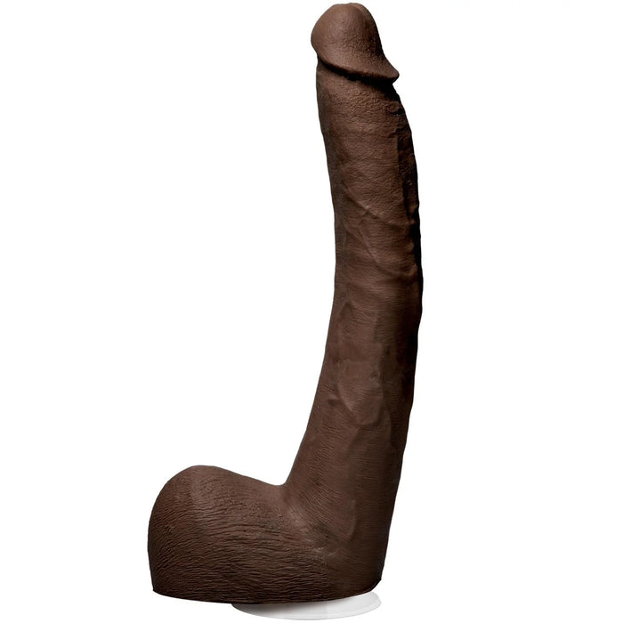 Signature Cocks Isiah Maxwell 10 Inch Ultraskyn Cock With Removable Vac-u-lock Suction Cup Chocolate