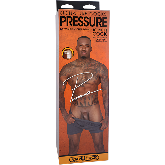 Signature Cocks Pressure 10 In. Ultraskyn Vac-u-lock Dildo