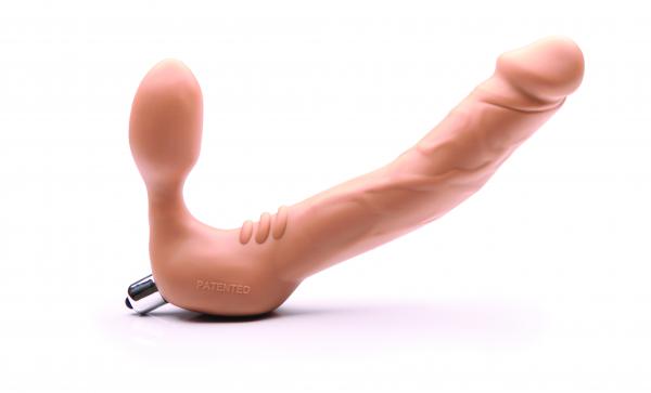 Realdoe More Strapless Strap On Beige Dildo