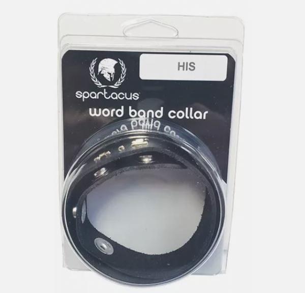 Spartacus His Leather Collar - Black