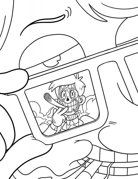 Wood Rocket Killer Buds Adult Coloring Book