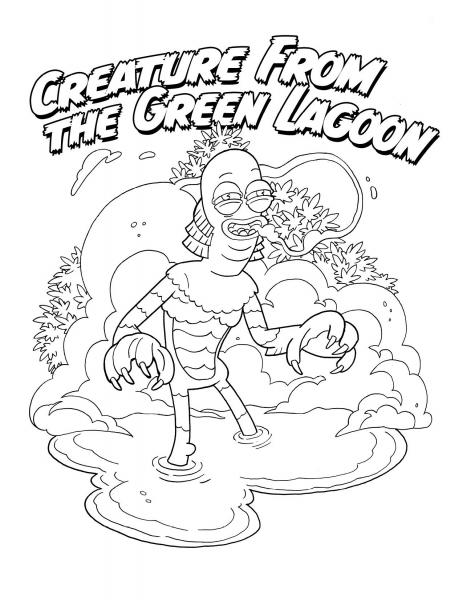 Wood Rocket Killer Buds Adult Coloring Book