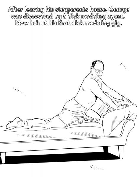 Sexfeld Porn Parody Coloring Book