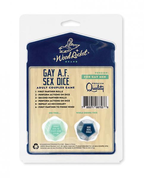Gay Af Sex Dice: Gay Men