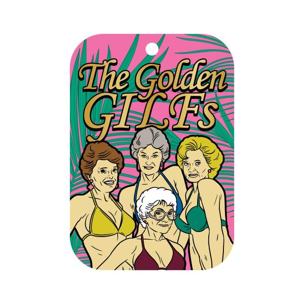 Wood Rocket Air Freshener Golden Gilfs