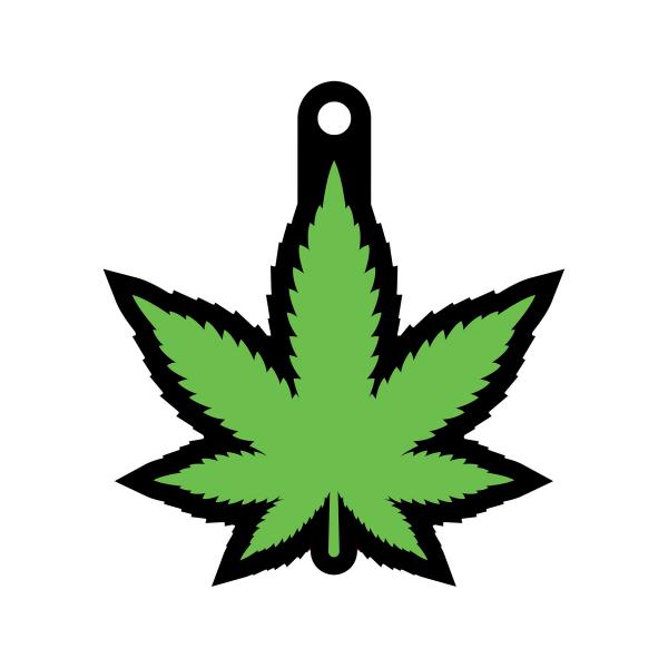 Wood Rocket Air Freshener Green Leaf