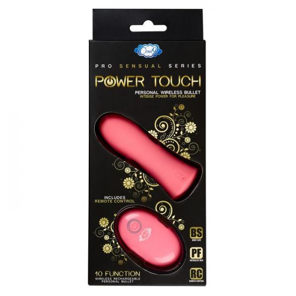 Pro Sensual Power Touch Bullet Vibrator Remote Control Pink