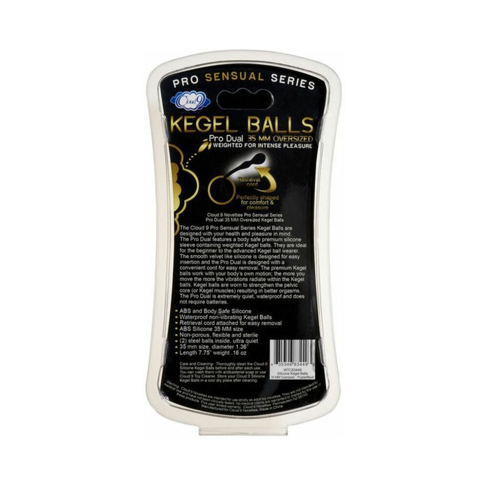 Cloud 9 Dual Density Real Touch Dildo with Balls 8 inches Brown