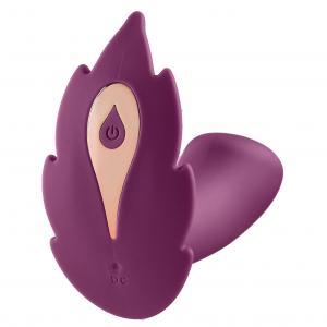 Cloud 9 Health & Wellness Wireless Remote Control Panty Leaf'' Vibe - Plum''