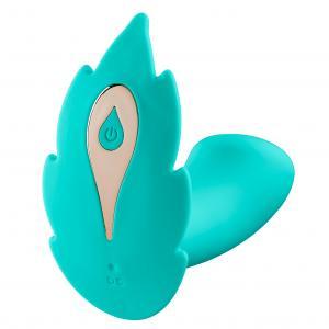 Cloud 9 Health & Wellness Wireless Remote Control Panty Leaf'' Vibe - Teal''