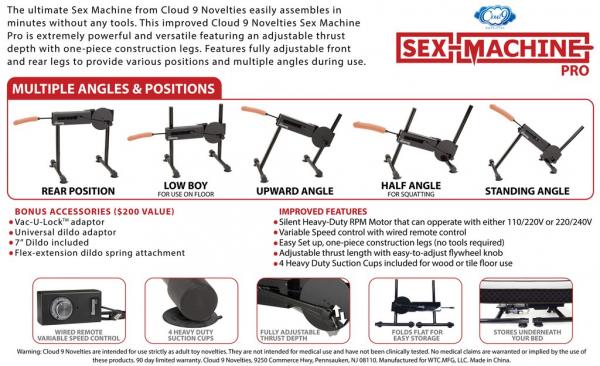 Cloud 9 Pro III Sex Machine GB Version